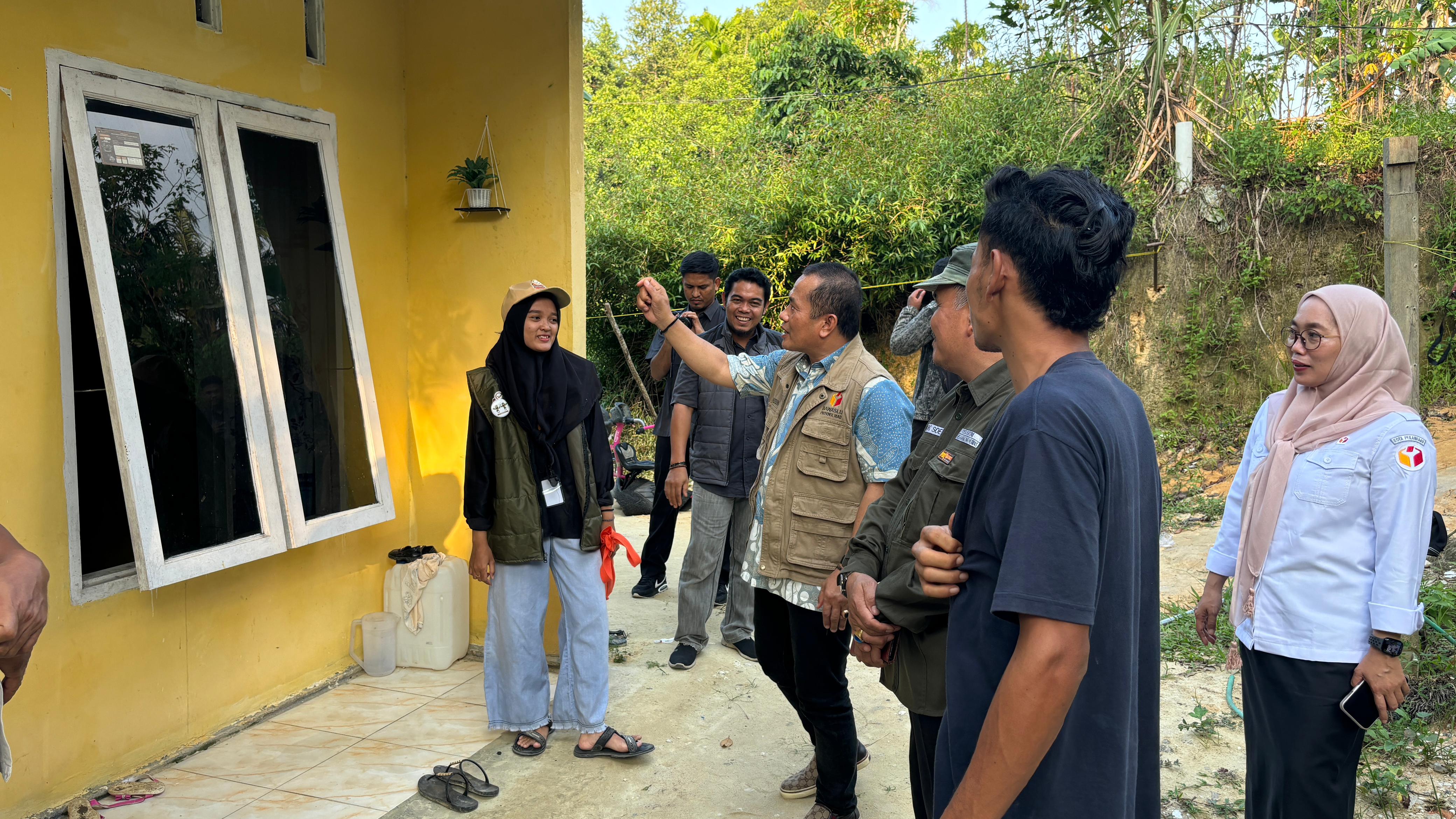 Amiruddin Sijaya monitoring Coklit 