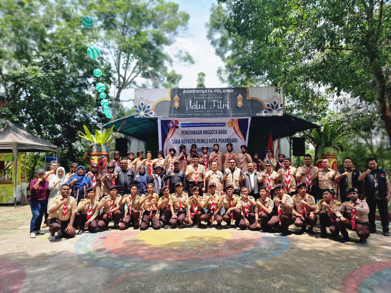 Kemah Bhakti Saka Adhyasta Pemilu Kota Pekanbaru