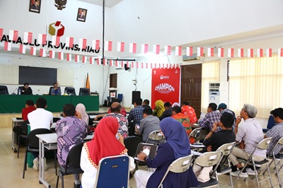 Bawaslu Kota Pekanbaru mengikuti kegiatan Penguatan Kelembagaan melalui Kajian Hukum Aspek Teknis Pelaksanaan Peraturan Badan Pengawas Pemilihan Umum (Perbawaslu) Nomor 1 Tahun 2025