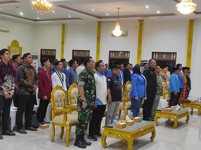 Pelantikan PC PMII, Bawaslu Pekanbaru Tekankan Peran Generasi Muda