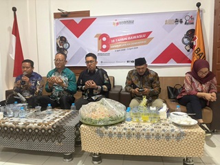 Bawaslu Kota Pekanbaru memperingati Hari Jadi Bawaslu RI