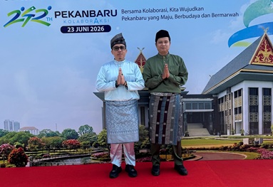 Ketua Bawaslu Kota Pekanbaru Hadiri Rapat Paripurna Hari Jadi Kota Pekanbaru ke-242