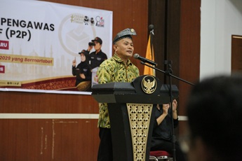Koordinator Divisi Pencegahan dan Hubungan Antar Lembaga Bawaslu Provinsi Riau, Amiruddin Sijaya