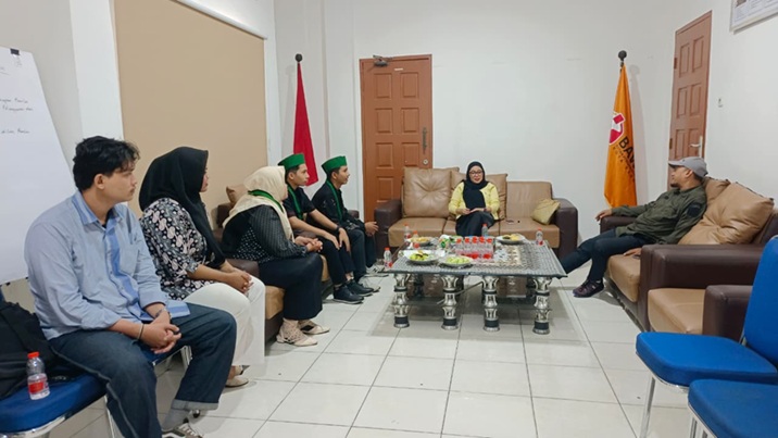 Bawaslu Kota Pekanbaru menerima kunjungan audiensi dari Himpunan Mahasiswa Islam (HMI) Kota Pekanbaru.