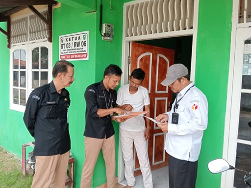 Pastikan Data Faktual, Bawaslu Pekanbaru Lakukan Pengawasan Coktas di Bukit Raya