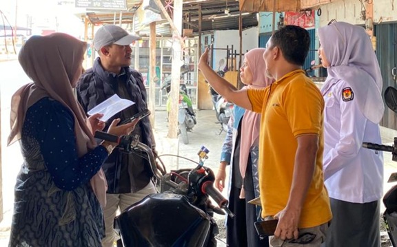 Kawal Akurasi Data Pemilih, Bawaslu Pekanbaru Lakukan Coktas di Marpoyan Damai