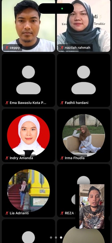 Bawaslu Kota Pekanbaru kembali melaksanakan kegiatan Jumat Sehati 