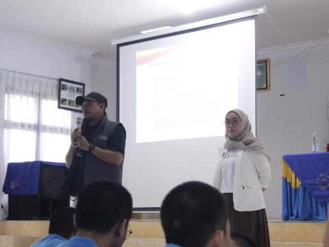 Sosialisasi pemilih pemula di SMAN 8 Pekanbaru