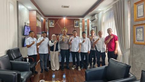 Perkuat Sinergi Antarlembaga, Bawaslu Pekanbaru Kunjungi Polresta Pekanbaru