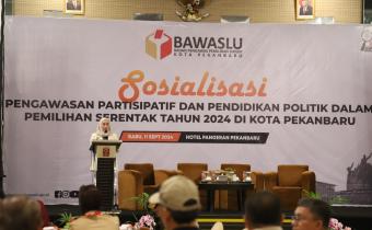 sosialisasi pengawasan partisipatif dan pendidikan politik dalam pemilihan serentak tahun 2024