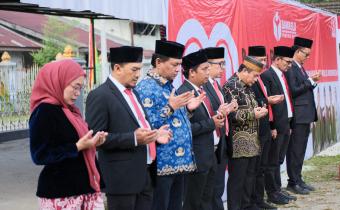 upacara memperingati hari kemerdekaan republik Indonesia ke 80 tahun