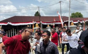 Bawaslu Kota Pekanbaru Ikut Meriahkan Pertandingan di Bawaslu Provinsi Riau