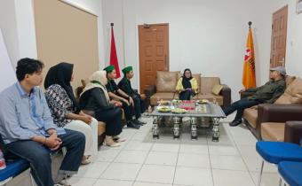 Bawaslu Kota Pekanbaru menerima kunjungan audiensi dari Himpunan Mahasiswa Islam (HMI) Kota Pekanbaru.