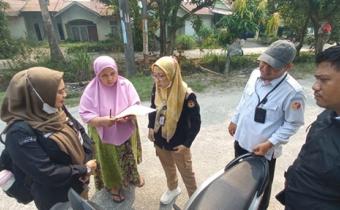 Coktas PDPB di Tuahmadani, Bawaslu Pekanbaru Verifikasi Data Pemilih di Lapangan